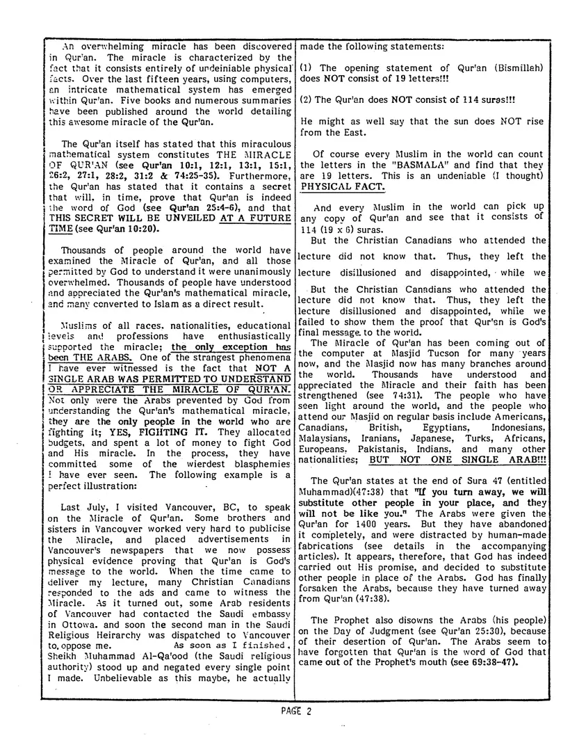 Submitter's Perspective, April 1985, page 2 of 4