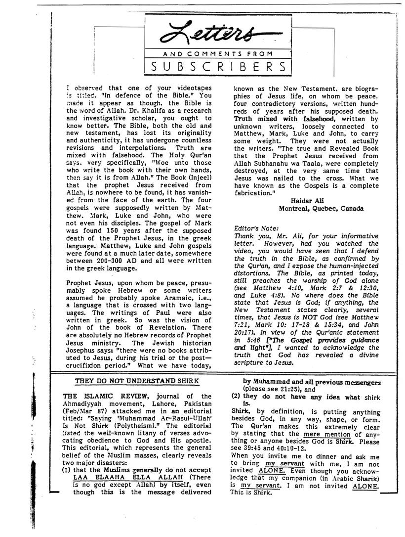 Submitter's Perspective, May 1987, page 2 of 4