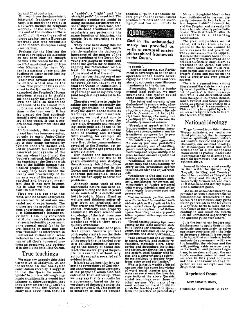 Submitter's Perspective, October 1987, page 2 of 4