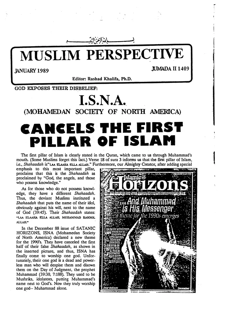 Submitter's Perspective, January 1989, page 1 of 4