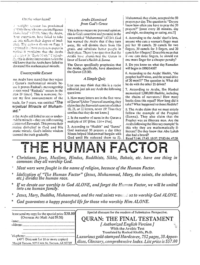 Submitter's Perspective, October 1989, page 2 of 4